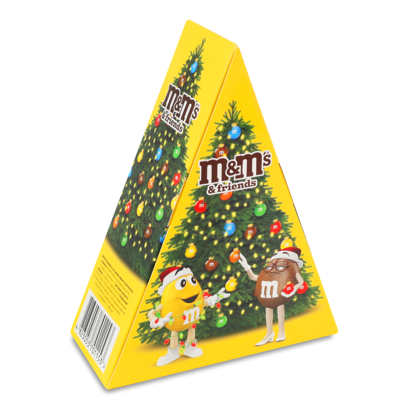 Набір солодощів Новорічна ялинка 96,5г M&M’s&Friends