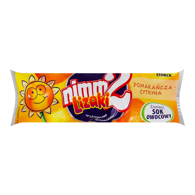 Льодяник фруктовий збагачений вітамінами Апельсин-лимон Nimm2 м/у