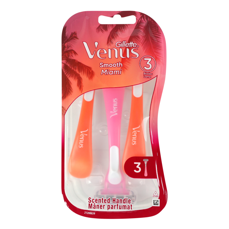 Бритва 3 шт VENUS Miami Vibes GILLETTE