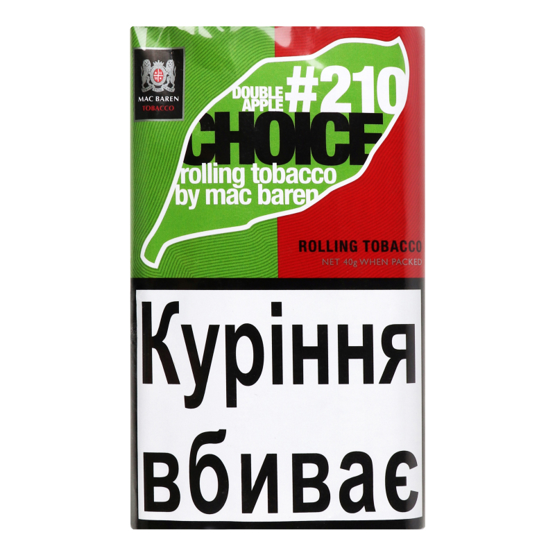 Табак сигаретный для курения Double Apple Choice Mac Baren 40г Mac