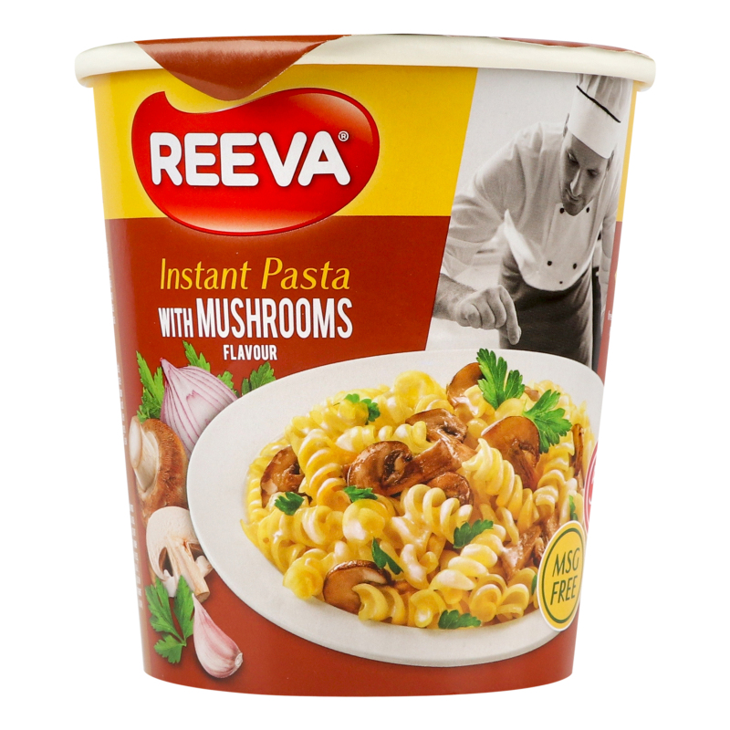 Макароны быстрого приготовления со вкусом грибов Reeva ст 70г Reeva ...