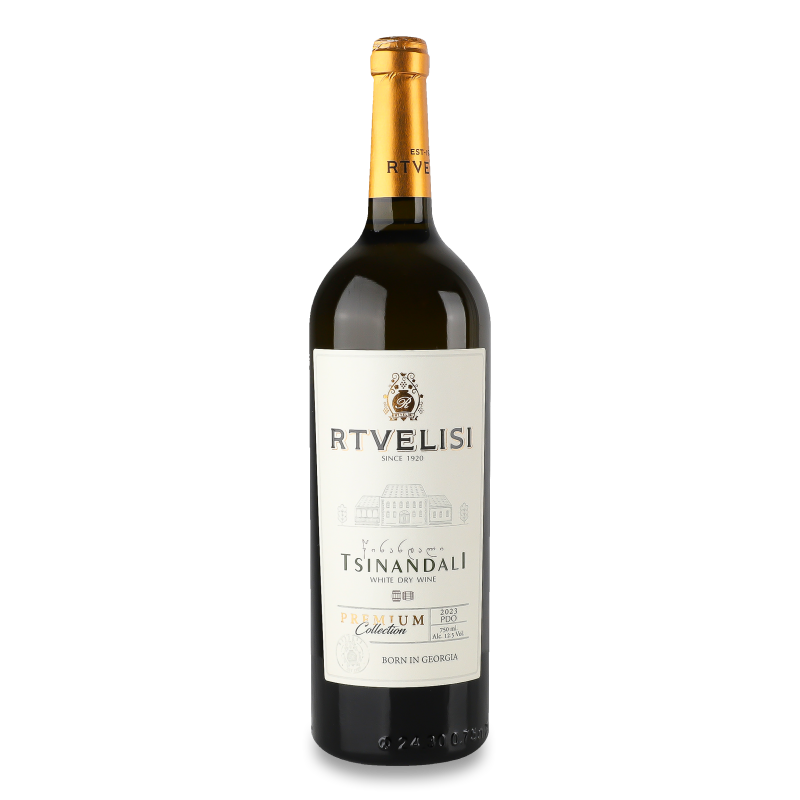 Вино Tsinandali Premium біле сухе 11-13% 0,75л Rtvelisi