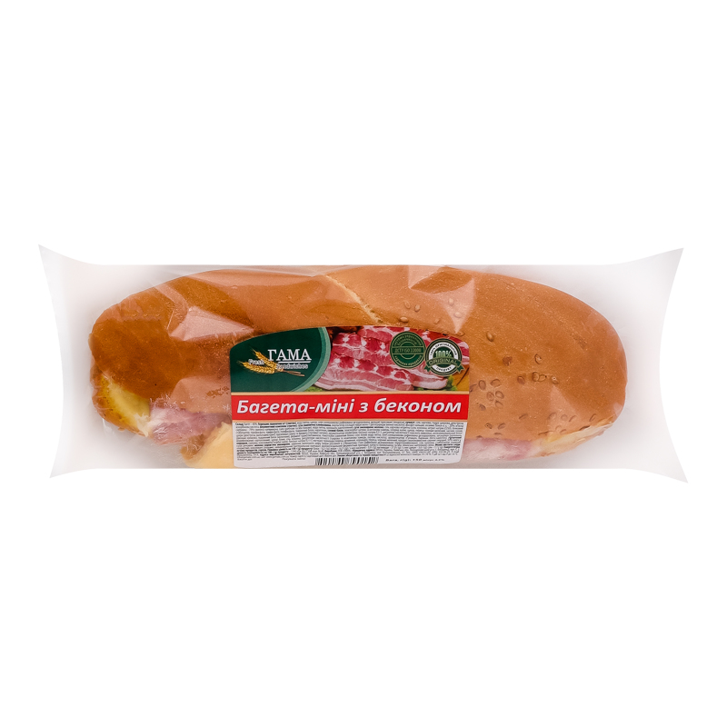 Багета-міні з беконом Гама Fresh Sandwiches м/у