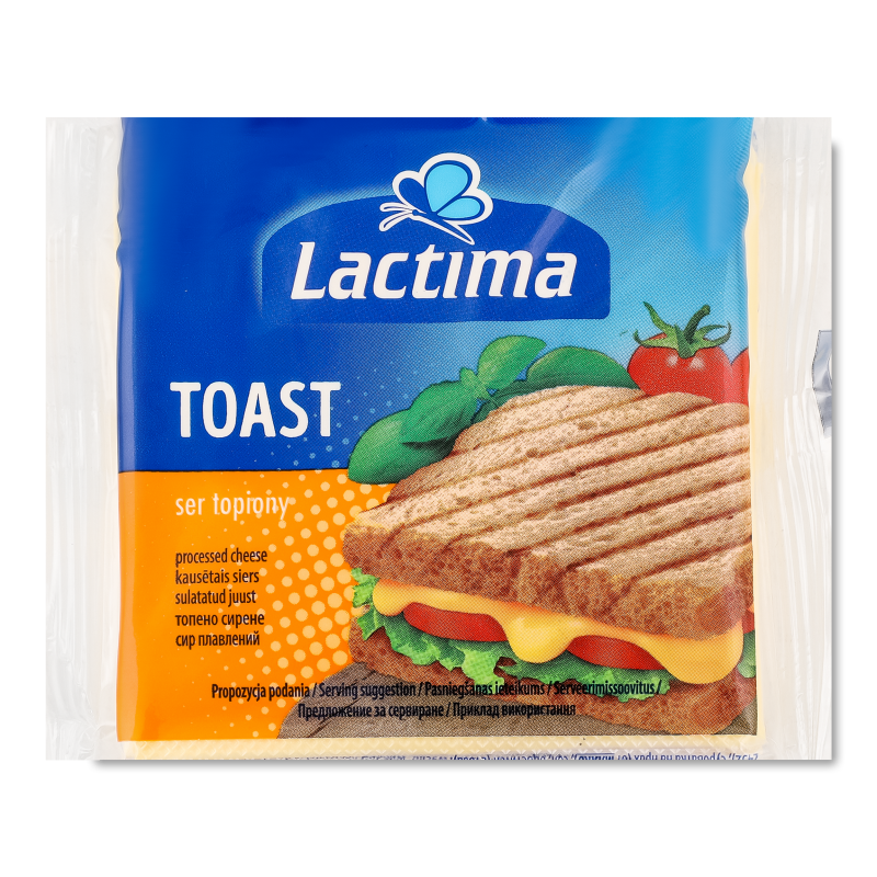 Сир плавлений Тост скибками 36,2% 130г Lactima