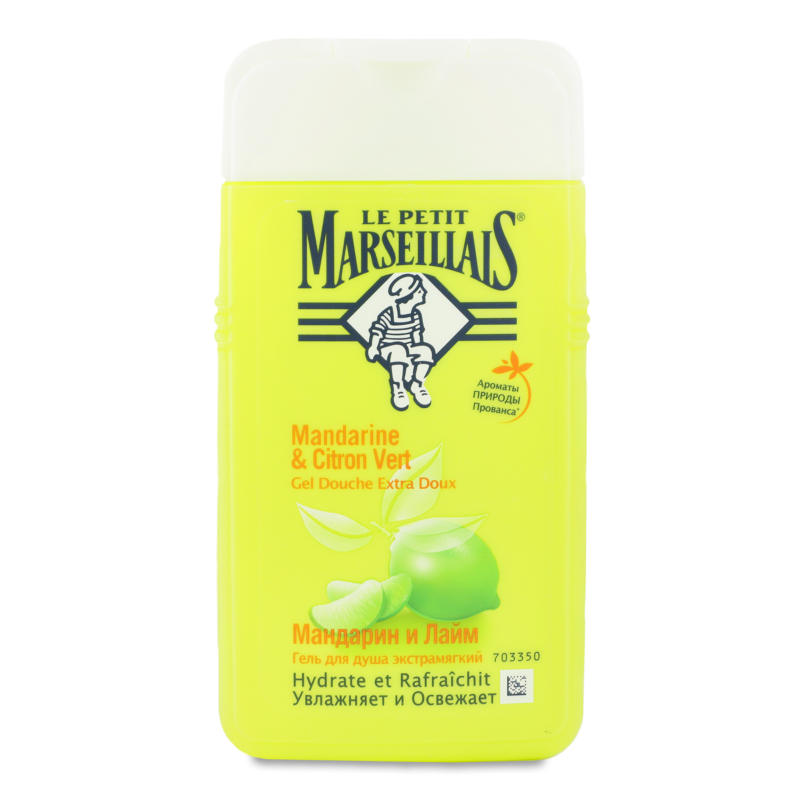 Гель д/душу Bio Tangerine&Lime 250мл Le Petit Marseillais