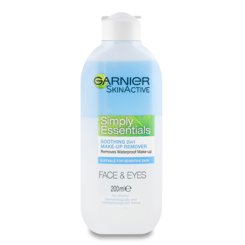 Засіб д/зняття макіяжу Skin Naturals Основний Догляд 2в1 д/всіх типів шкіри обличчя 200мл Garnier