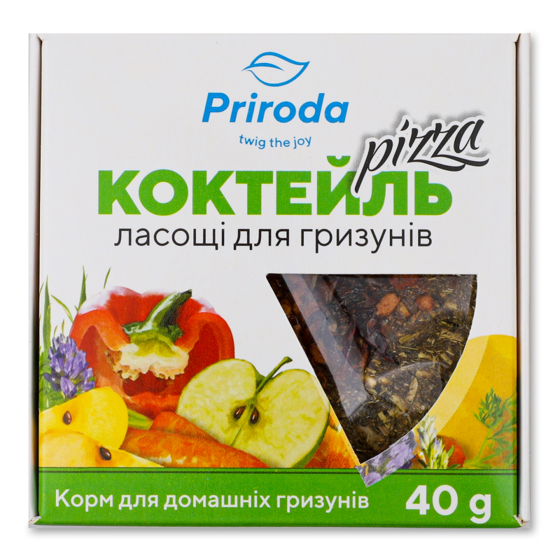 Ласощі д/гризунів Піца 40г PR240446 Природа