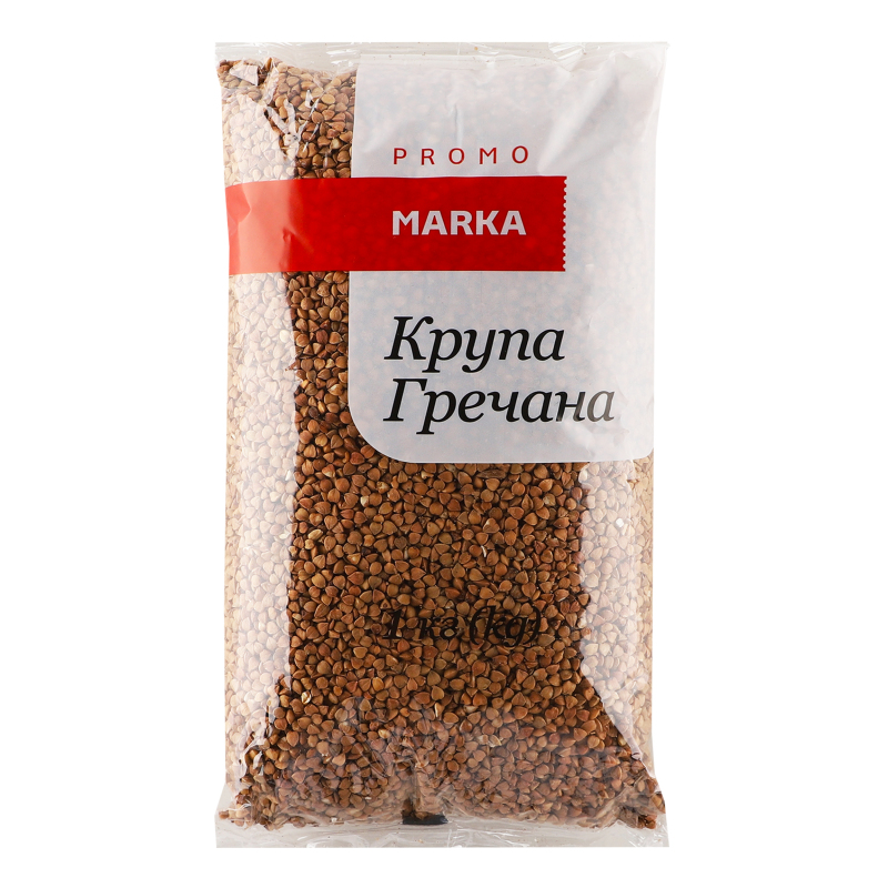 Крупа гречана ядриця швидкорозварювана Marka Promo 1ґ м/у