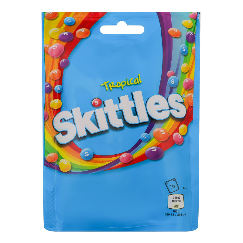 Драже Tropical Skittles д/п