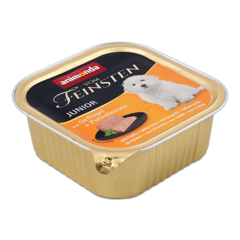 Корм д/цуценят Паштет з птицею та індичими серцями 150г Вом Фейштн