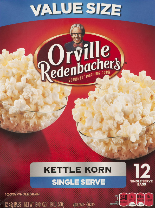 Orville Redenbacher's Gourmet Popping Corn Kettle Korn 12 CT Orville