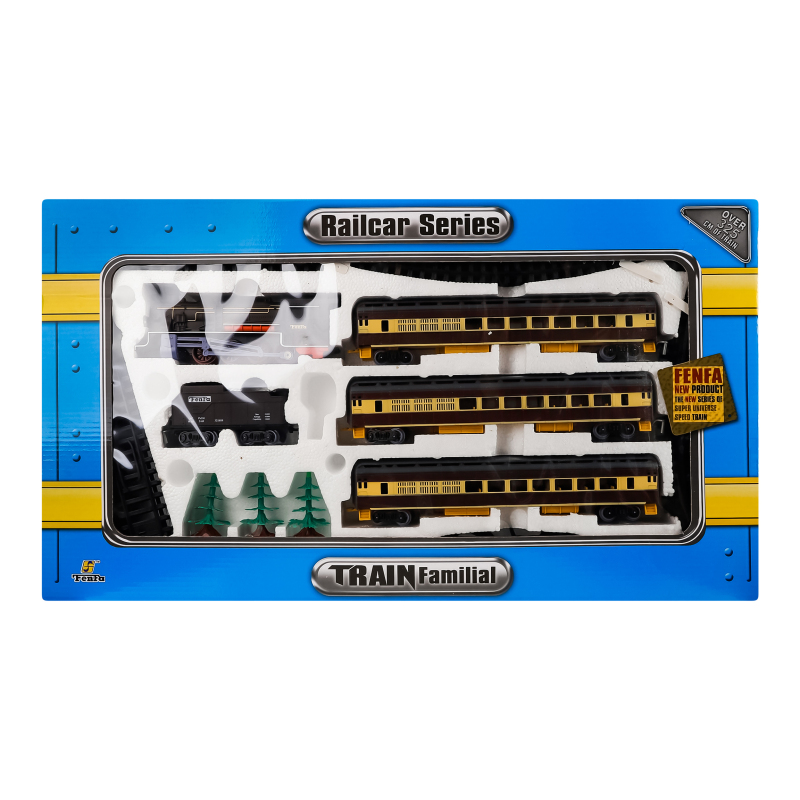 Игрушка для детей от 3лет №1601A-3B Пассажирский паровоз Fenfa 1шт