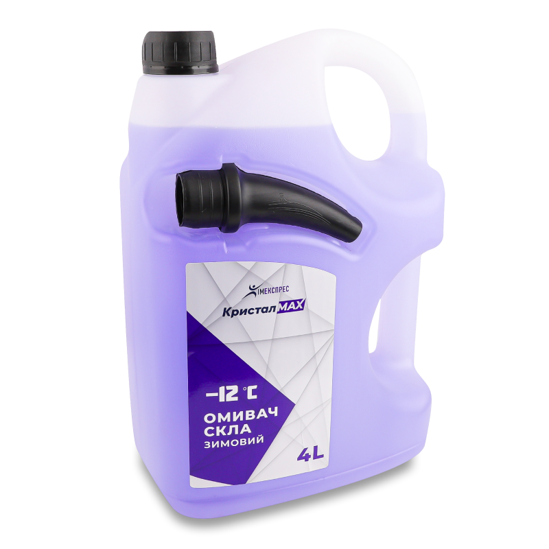 Омивач скла зимовий -12С 4л КристалMAX