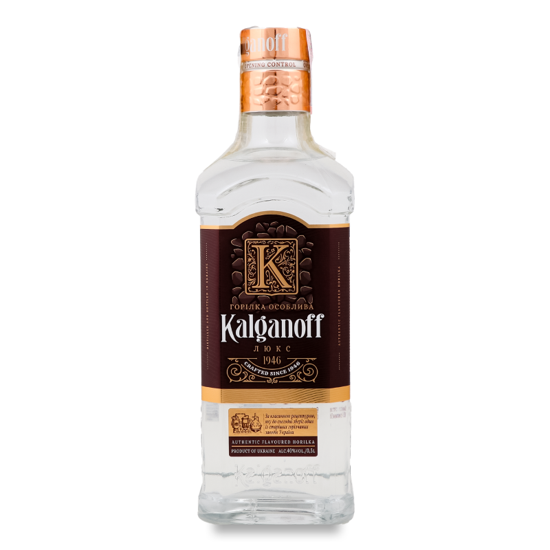 Горілка Люкс oсоблива 40% 0,5л Kalganoff