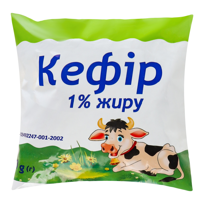 Кефір 1% 400г плівка