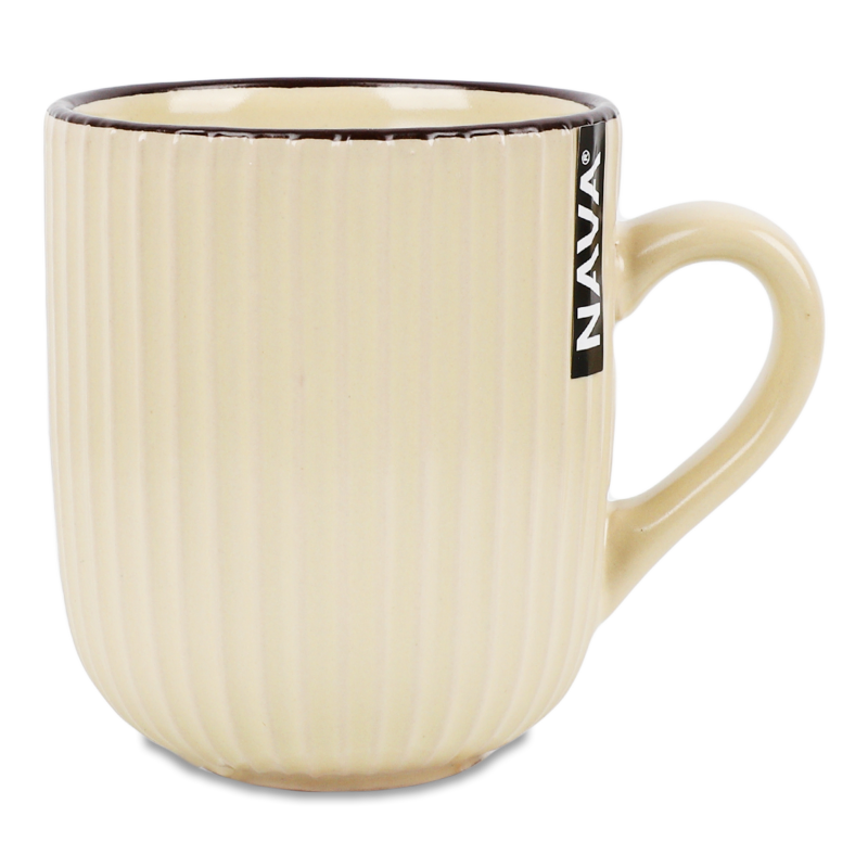 Кухоль Penelope бежевий кераміка 350мл Nava