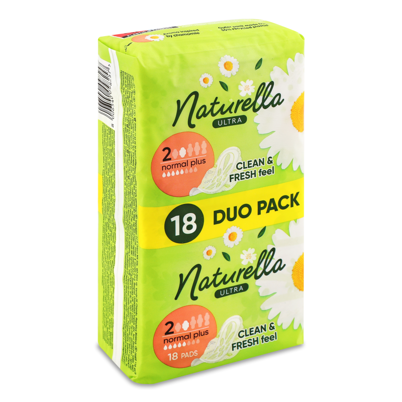 Прокладки гігієнічні Ультра нормал плюс 18шт Натурелла
