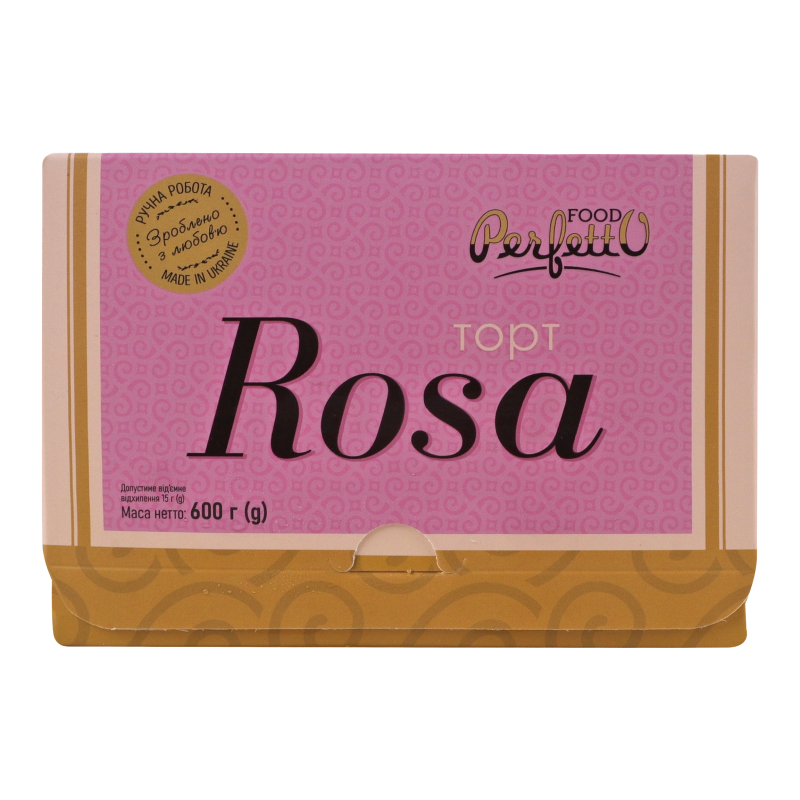 Торт заморожений Rosa Perfetto Food к/у