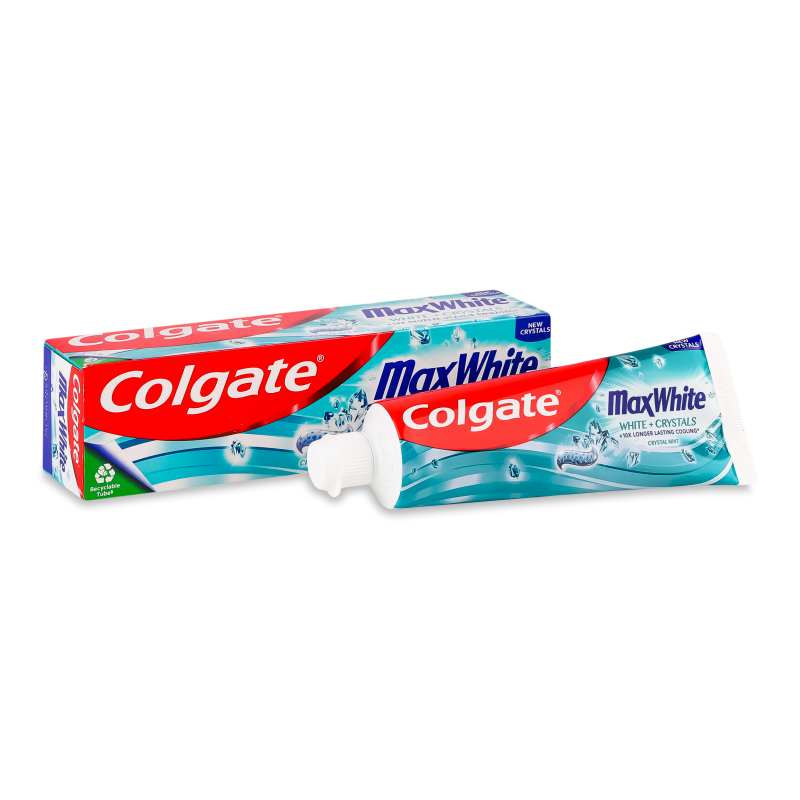 Паста зубна MaxWhite з відбілюючими кристалами 75мл Colgate