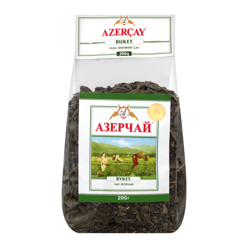 Чай azercay теа зеленый байховый 200г мяг/уп (4760062105070)
