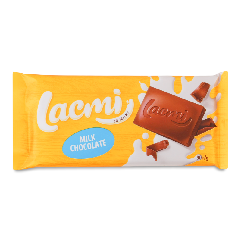 Шоколад Lacmi молочний 90г Roshen
