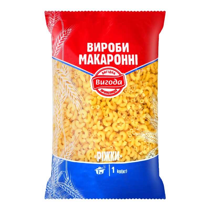 Изделия макаронные Рожки Вигода м/у 1кг Вигода: купить в интернет ...