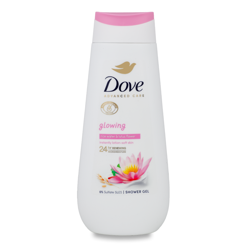 Крем-гель д/душу Сяяння шкіри 225мл Дав