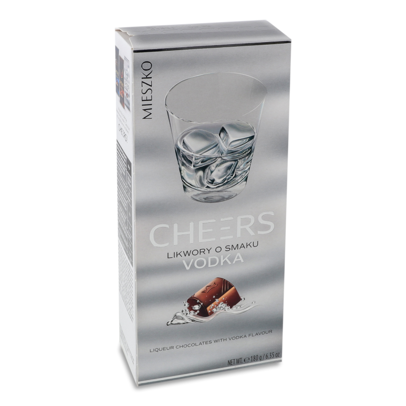 Цукерки з смаком горілки 180г Мешко