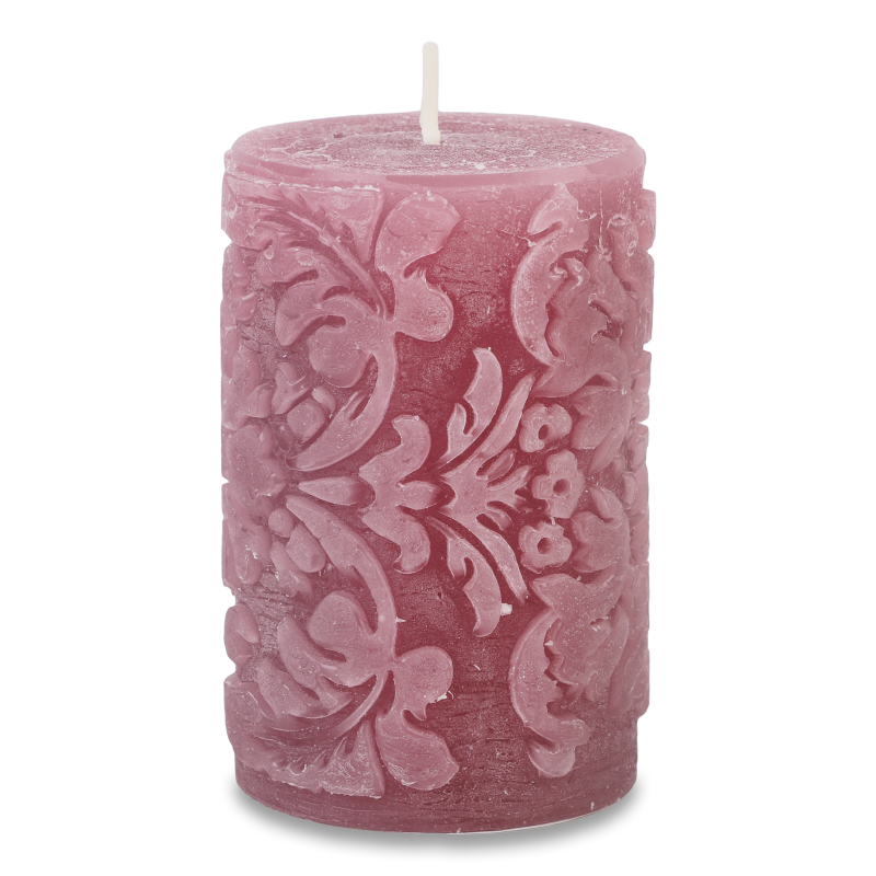 Свічка Барокко сливова B*С07*10/1-4.4 Candy Light