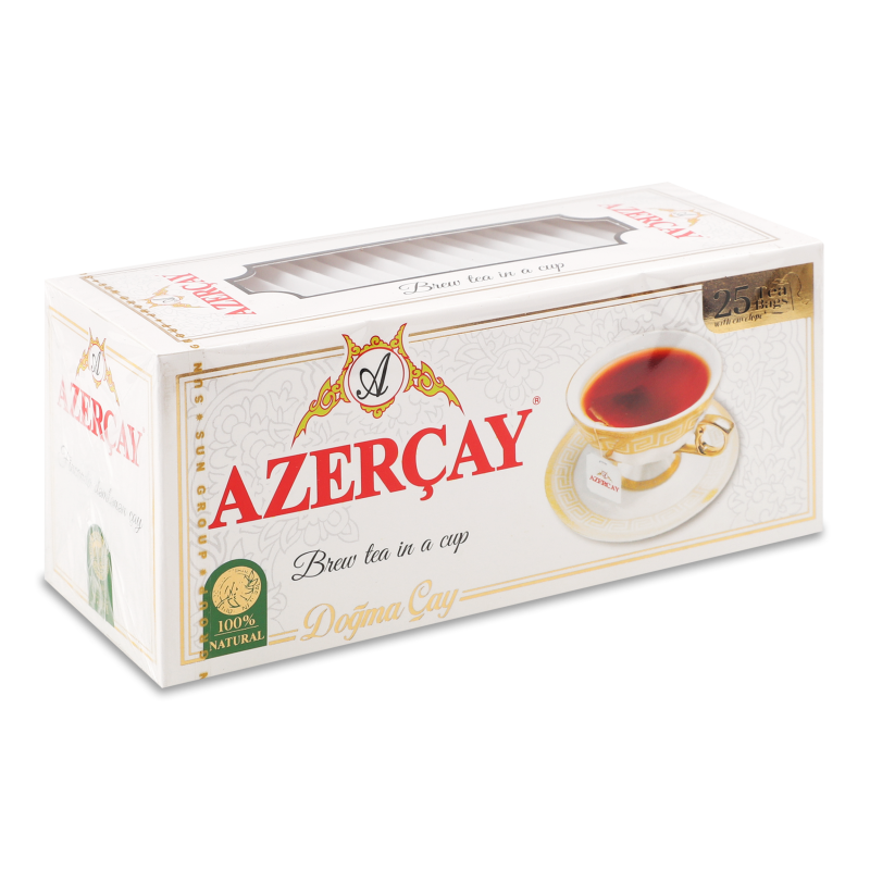 Чай чорний з ароматом бергамоту 25*2г Azercay