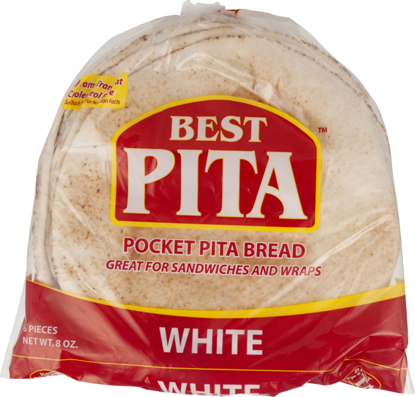 Best Pita Pocket Pita Bread White 6 CT Best Pita(180187000038