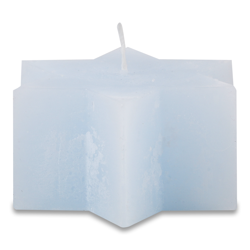 Свічка Зірка небесно-блакитна SD 09*04/1-5.5 Candy Light
