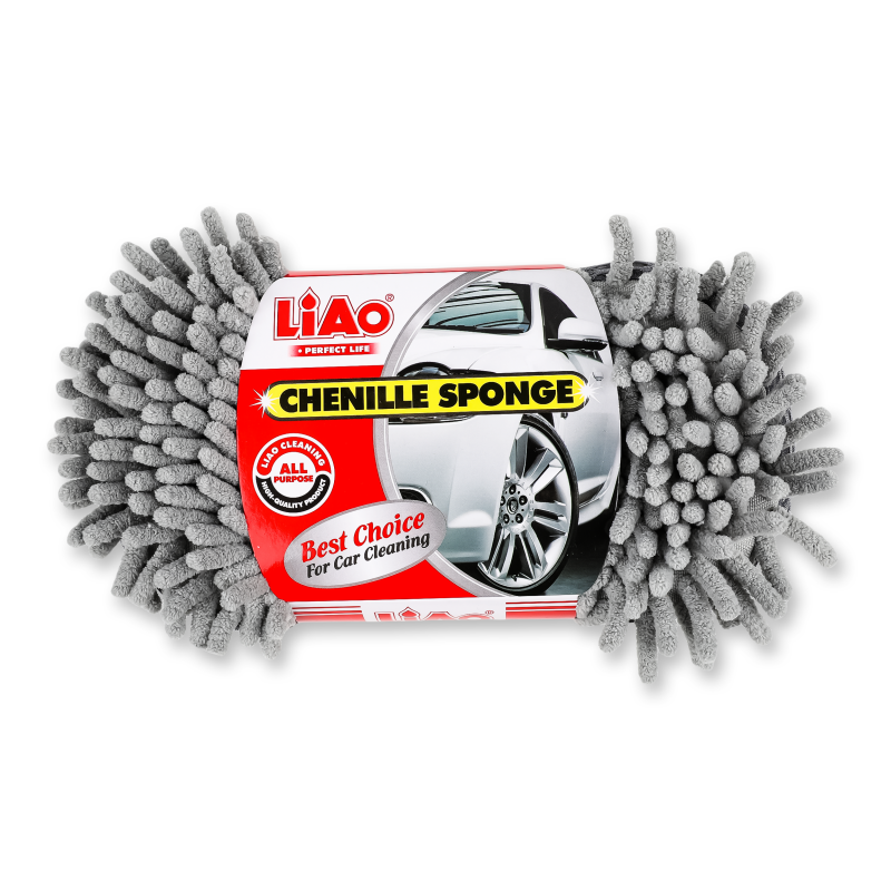 Губка д/миття авто мікрофібра 23*12*9см F130016