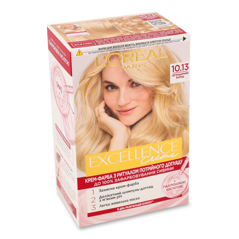 Крем-фарба д/волосся Екселенс Крем 10.13 легендарний блонд Лореаль