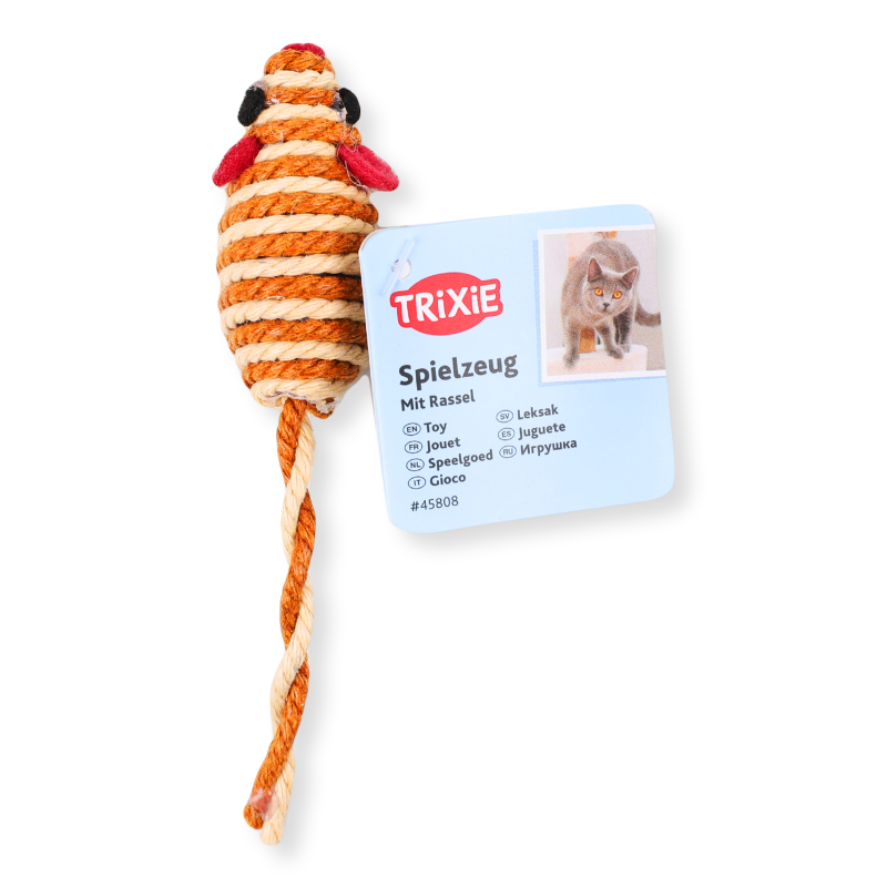 Іграшка д/котів Мишка сизаль 5см Тріксі