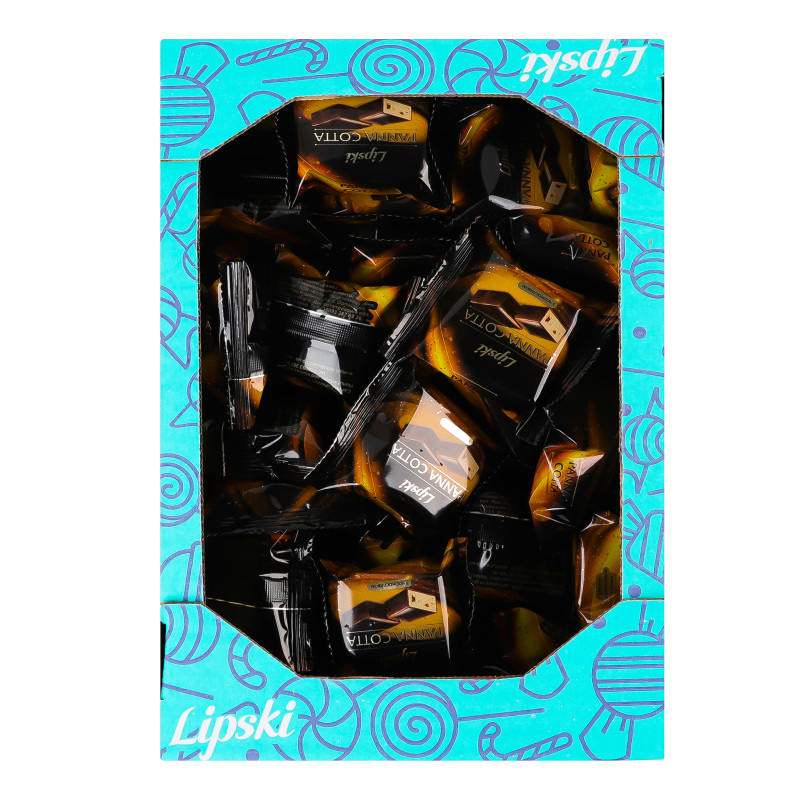 Цукерки в глазурі з чорносливом Panna cotta Lipski кг