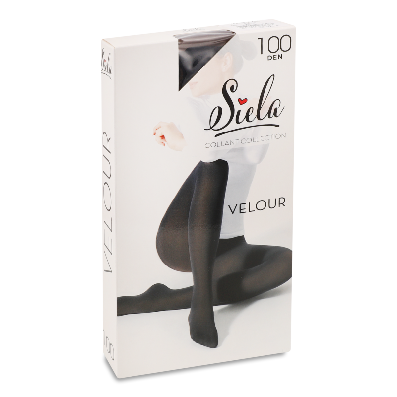 Колготи жіночі Велюр неро 100ден р.2 Сіела