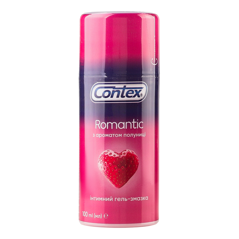 Гель-смазка интимный с ароматом клубники Romantic Contex 100мл Contex ...