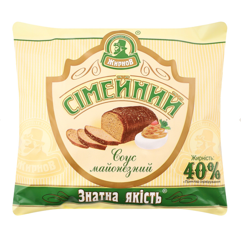 Соус майонезний 40% Сімейний Жирновъ м/у