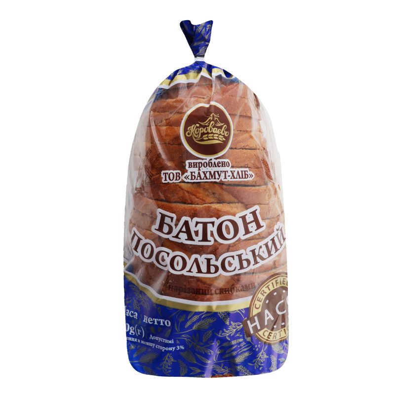 Батон нарізний Посольський Короваєво м/у