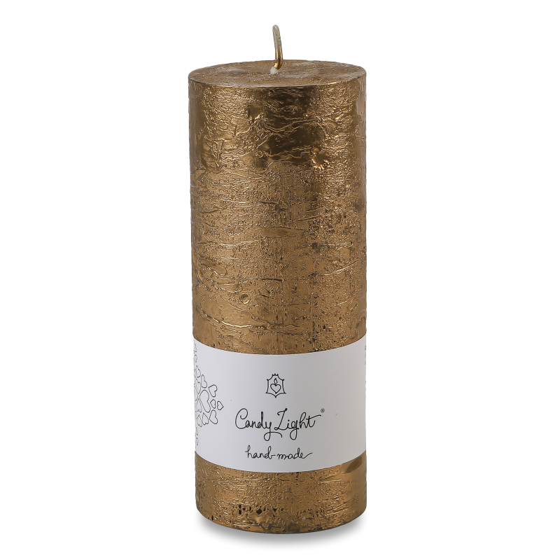 Свічка Циліндр золото С06*15/1-9.2 Candy Light