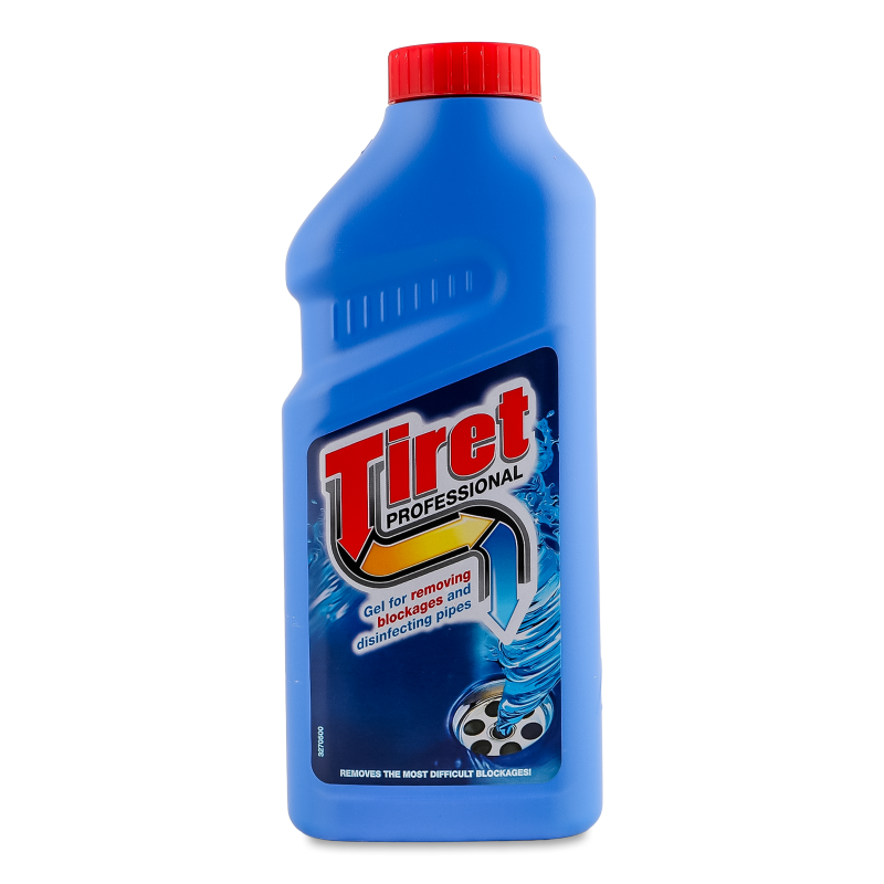 Гель д/чистки водостоку Профешнл 500мл Тірет