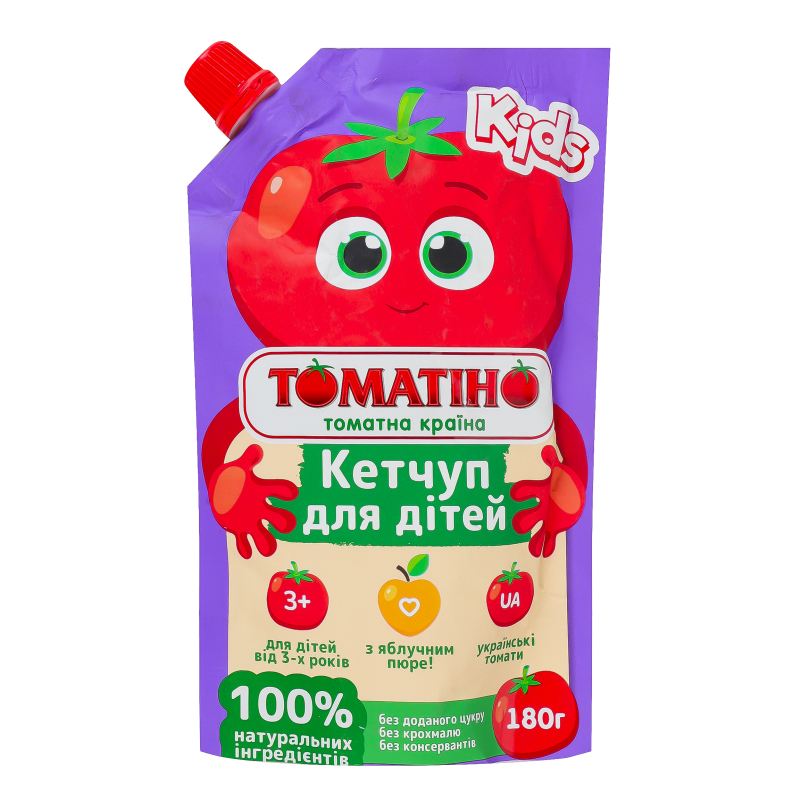 Кетчуп для дітей від 3років Томатіно д/п