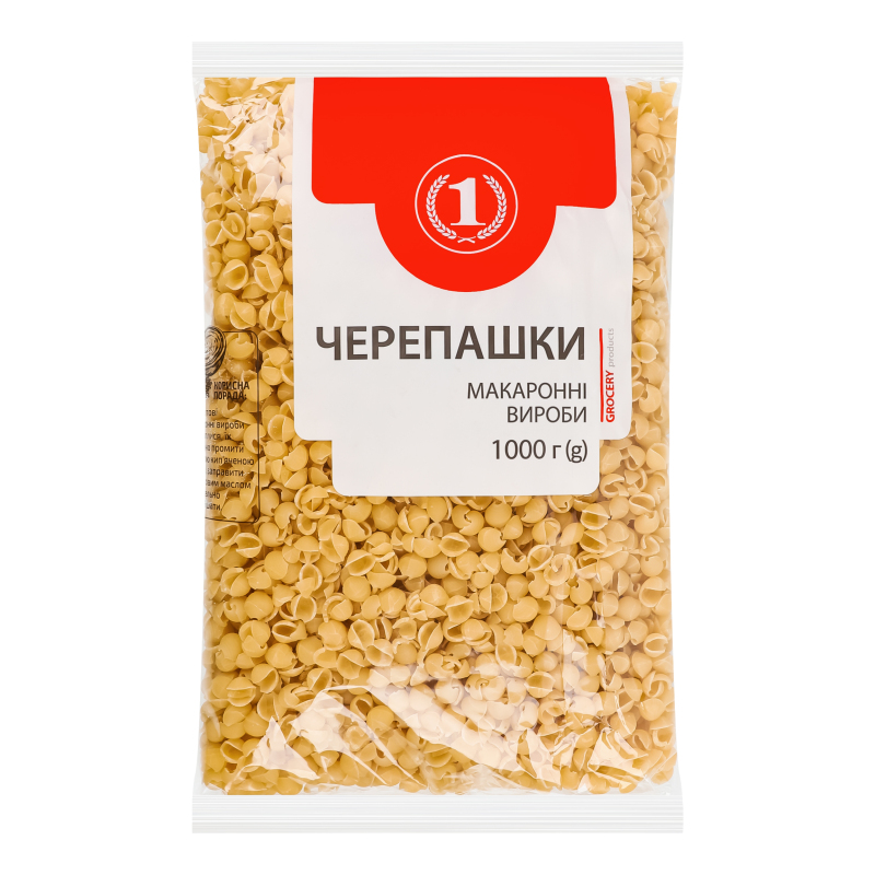 Вироби макаронні Черепашки ТМ "1" м/у