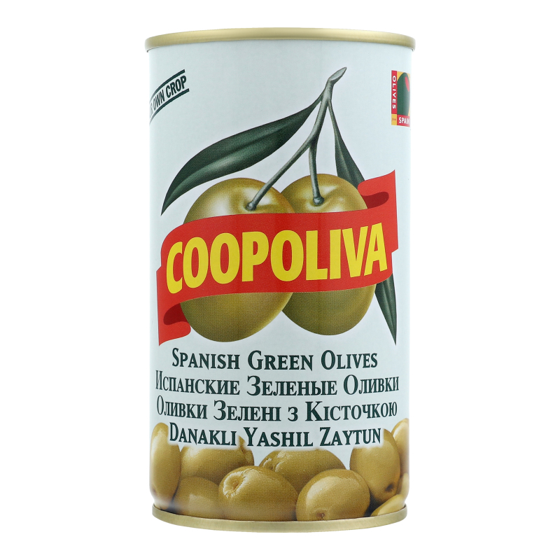 Оливки зелені с/к Coopoliva 370мл Coopoliva 8410522000891: купить