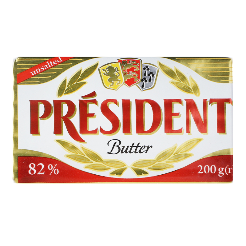 Масло 82% Екстра вершкове несолоне President 200г President ...