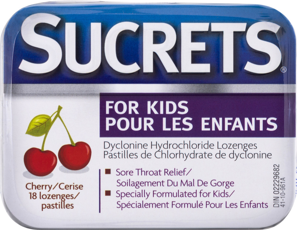 Sucrets kids Cherry 18's (624558020558)