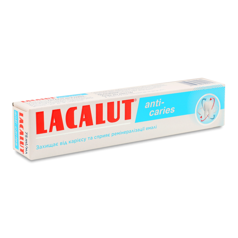 Паста зубна Anti-caries 75мл Lacalut