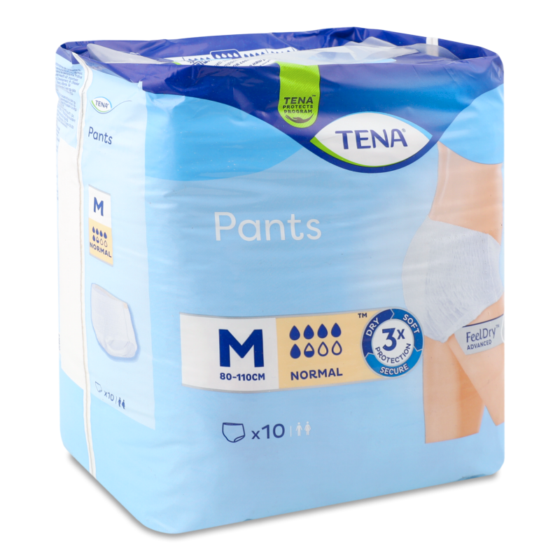 Підгузники-трусики д/дорослих Нормал Медіум 10шт Тена
