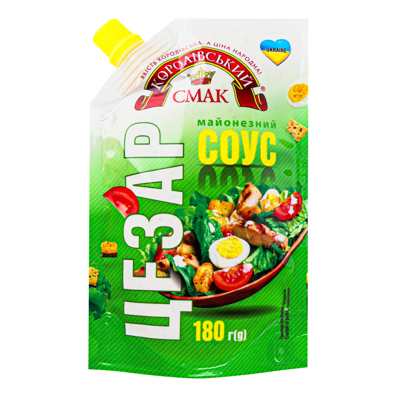 Соус майонезный 30% Цезарь Королівський смак д/п 180г Королівський смак ...